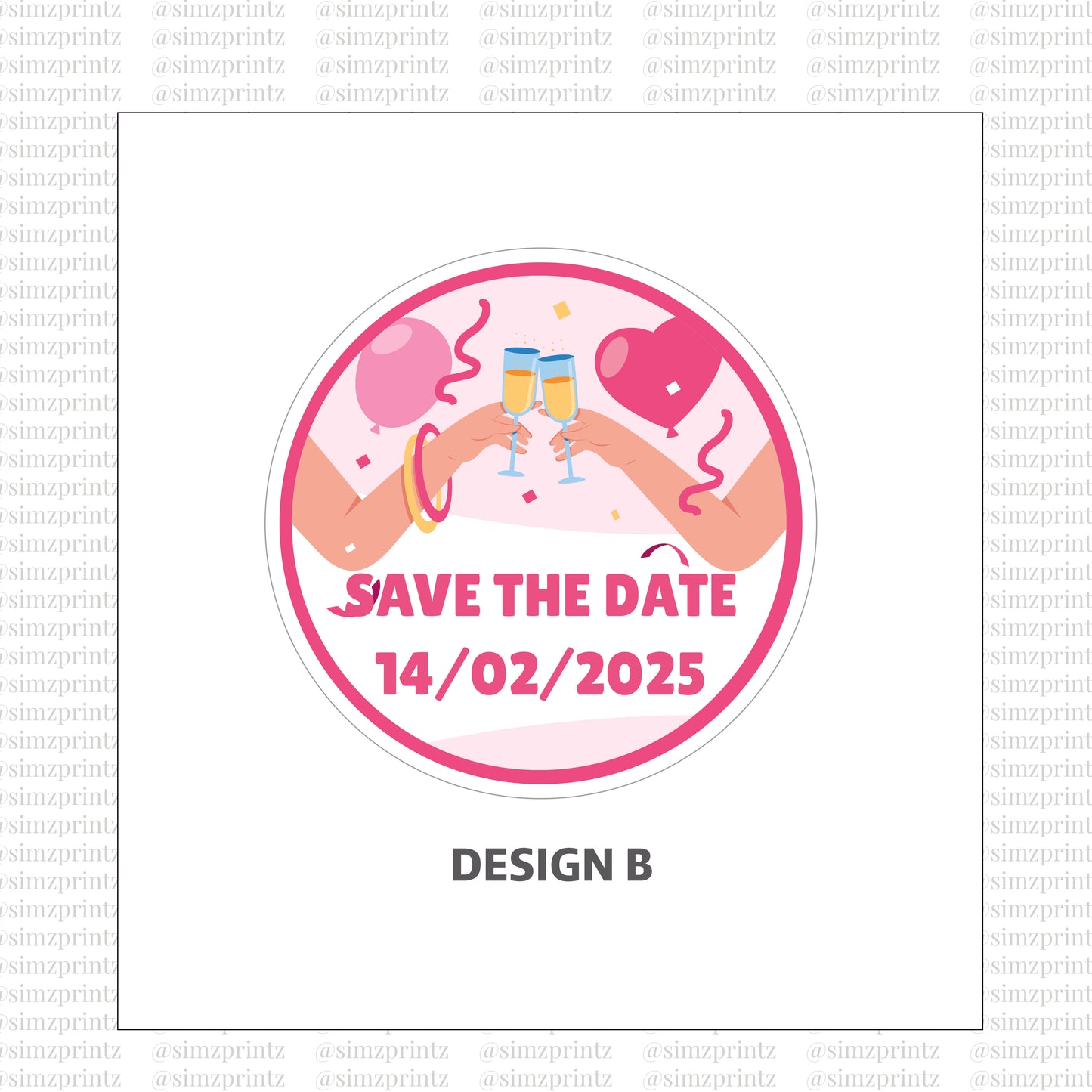 UV Sticker Prints (Bride's Party theme)