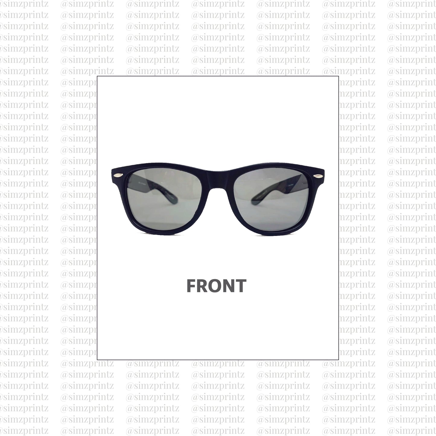 UV Sticker Prints on Sunglasses
