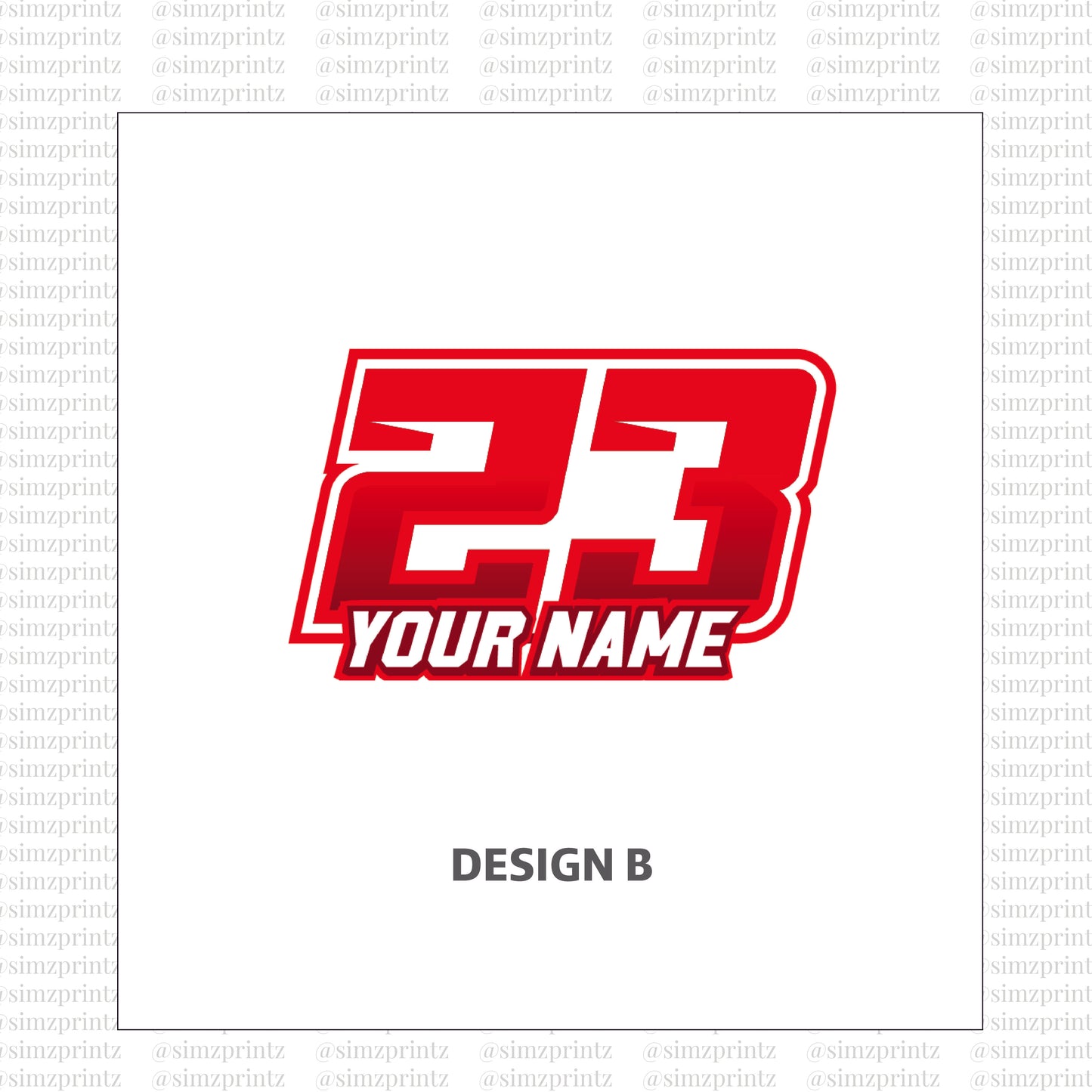 UV Sticker Prints (Bike theme)