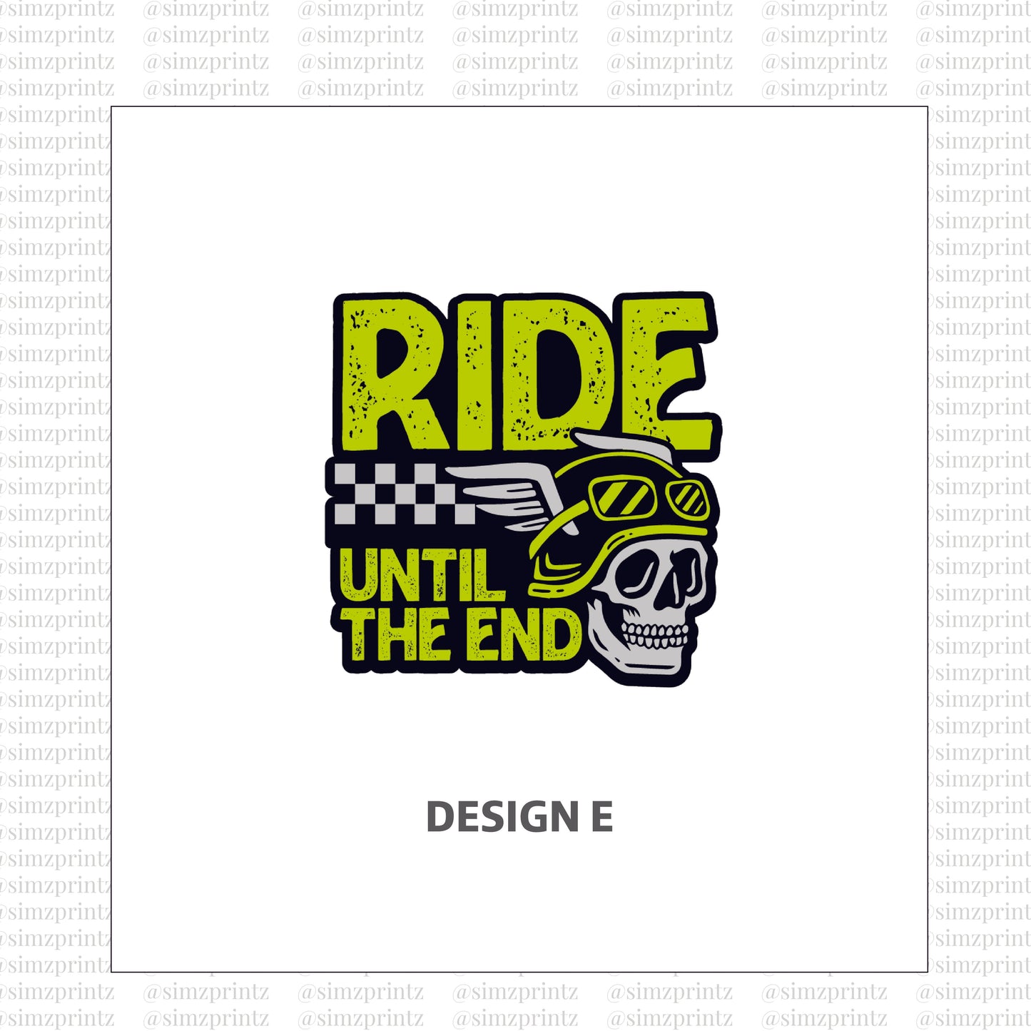 UV Sticker Prints (Bike theme)