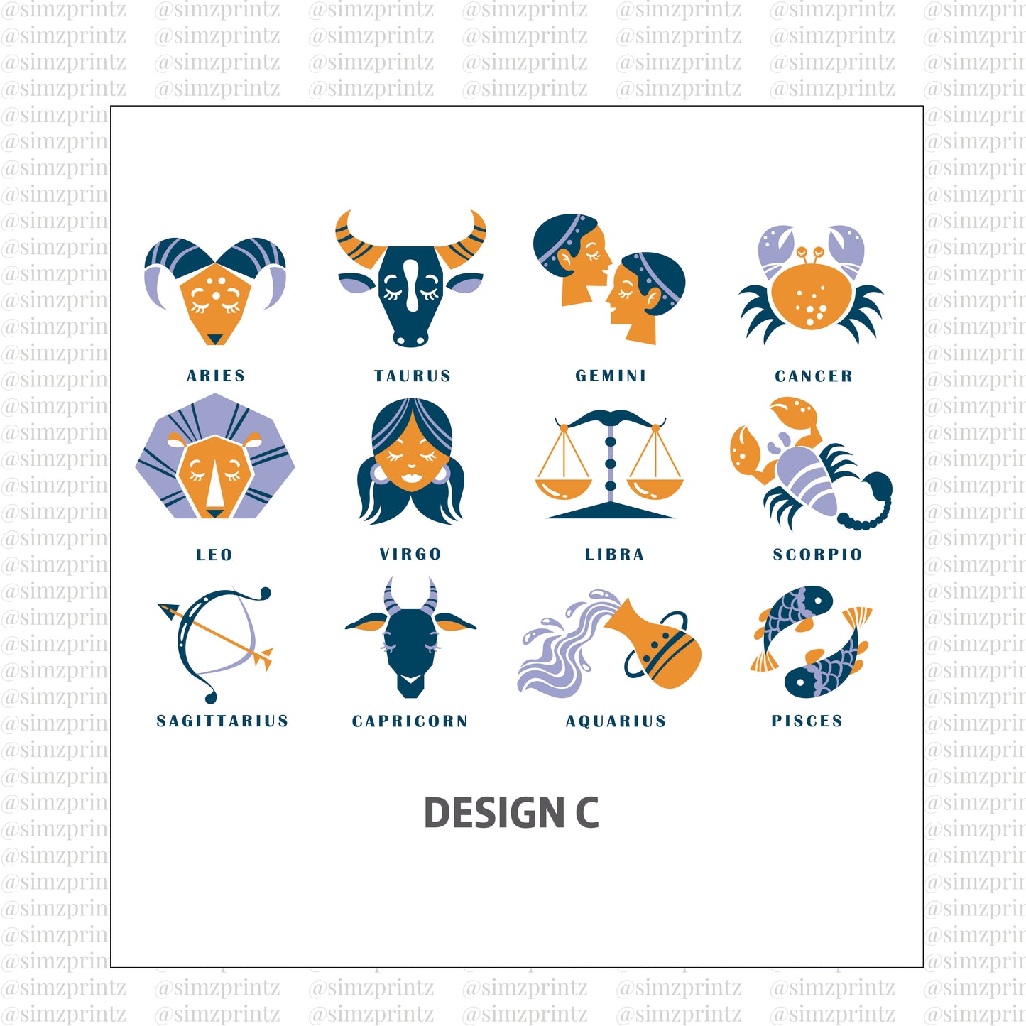 UV Prints (Horoscope theme)