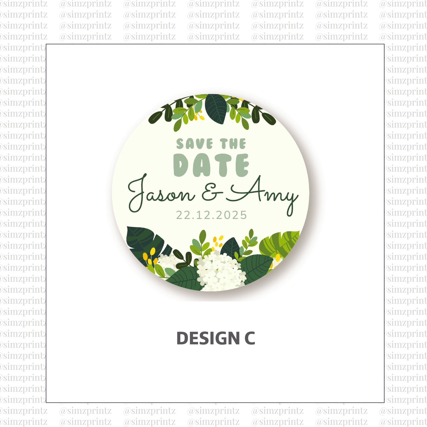 UV Sticker Prints (Wedding theme)