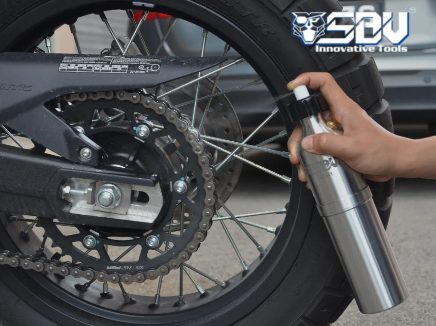 SBV Tools Rechargeable ECO-Spray Bottle in Aluminium
