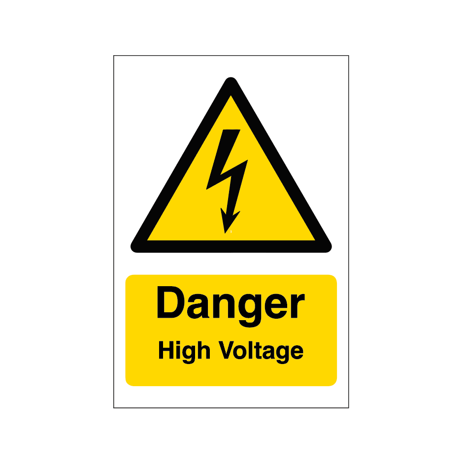 Danger Caution Sign Sticker