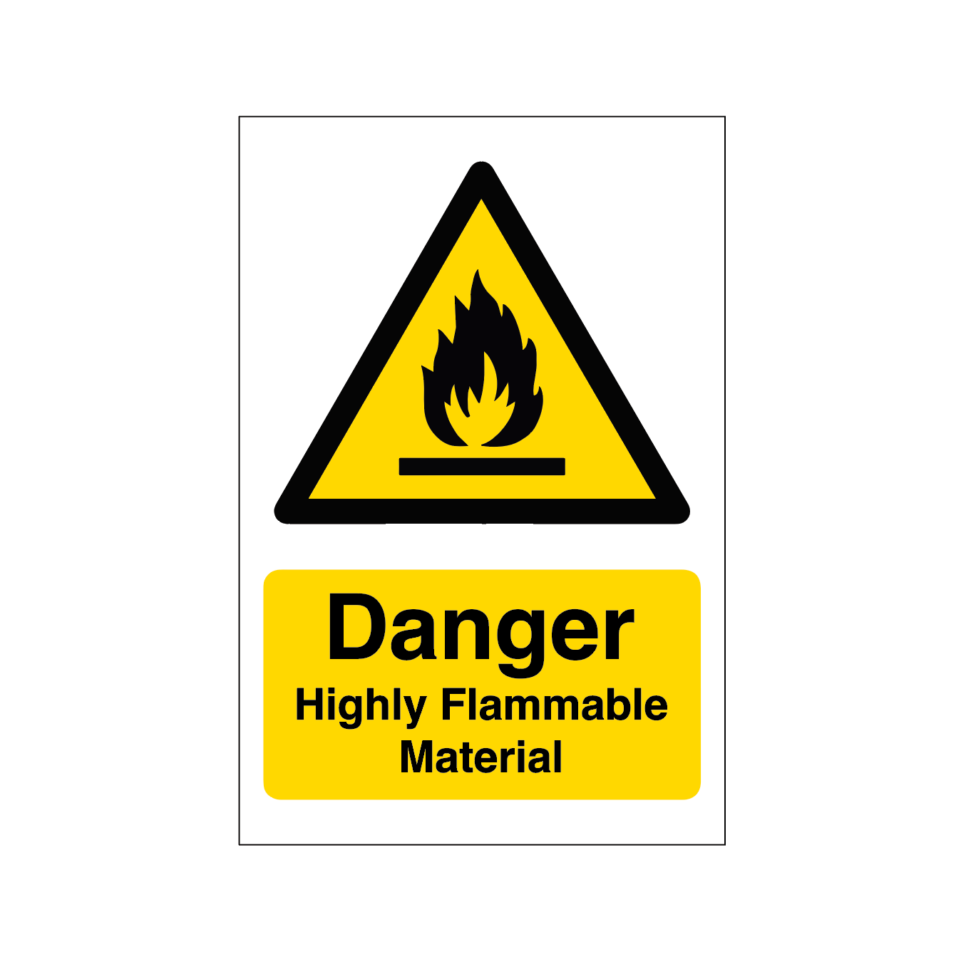 Danger Caution Sign Sticker