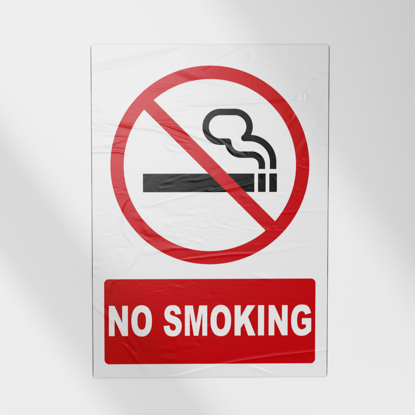 No Smoking Sign Sticker