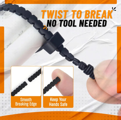 Twist-to-Break Cable Ties