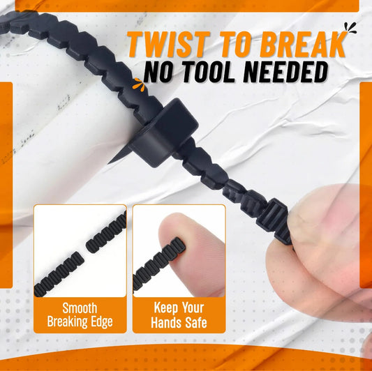 Twist-to-Break Cable Ties