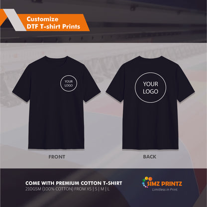 Customize DTF T-shirt Printing