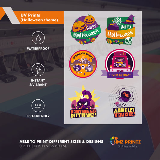 UV Prints (Halloween theme)