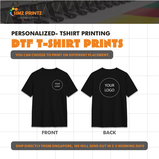 Customize DTF T-shirt Printing