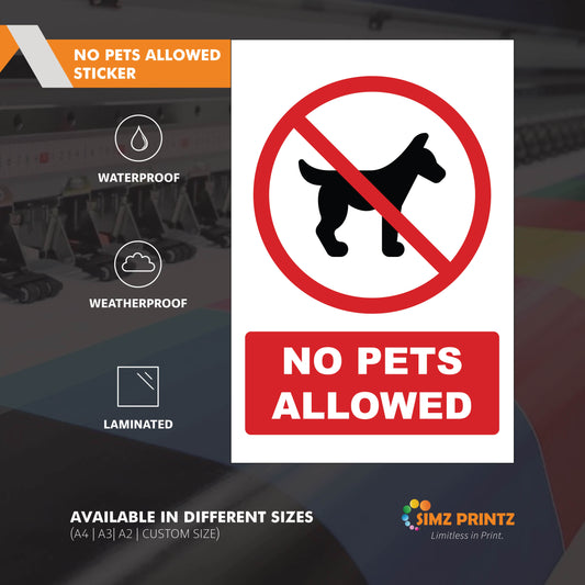 No Pets Allowed
