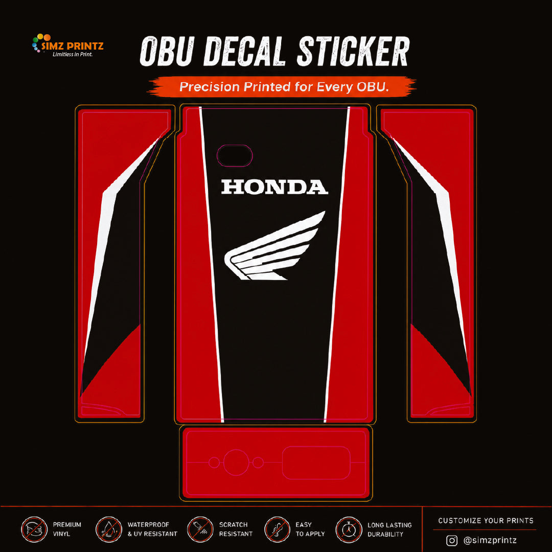 HONDA OBU Sticker