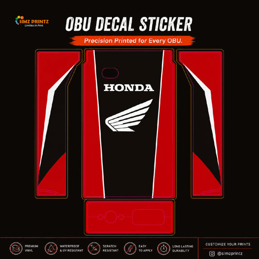 HONDA OBU Sticker