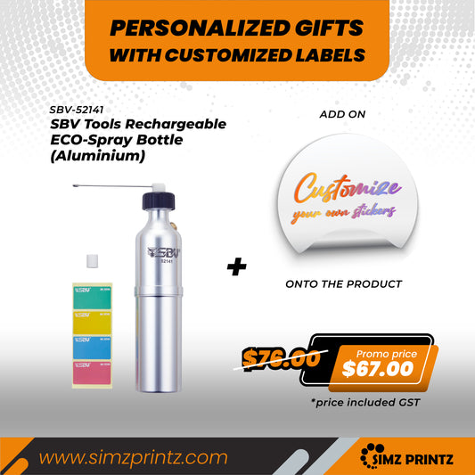 SBV Tools Rechargeable ECO-Spray Bottle in Aluminium