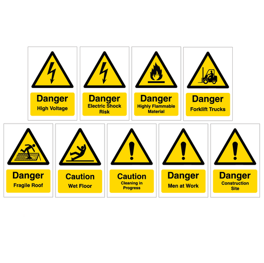 Danger Caution Sign Sticker
