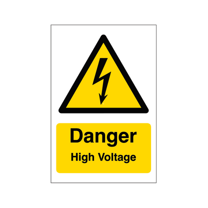 Danger Caution Sign Sticker