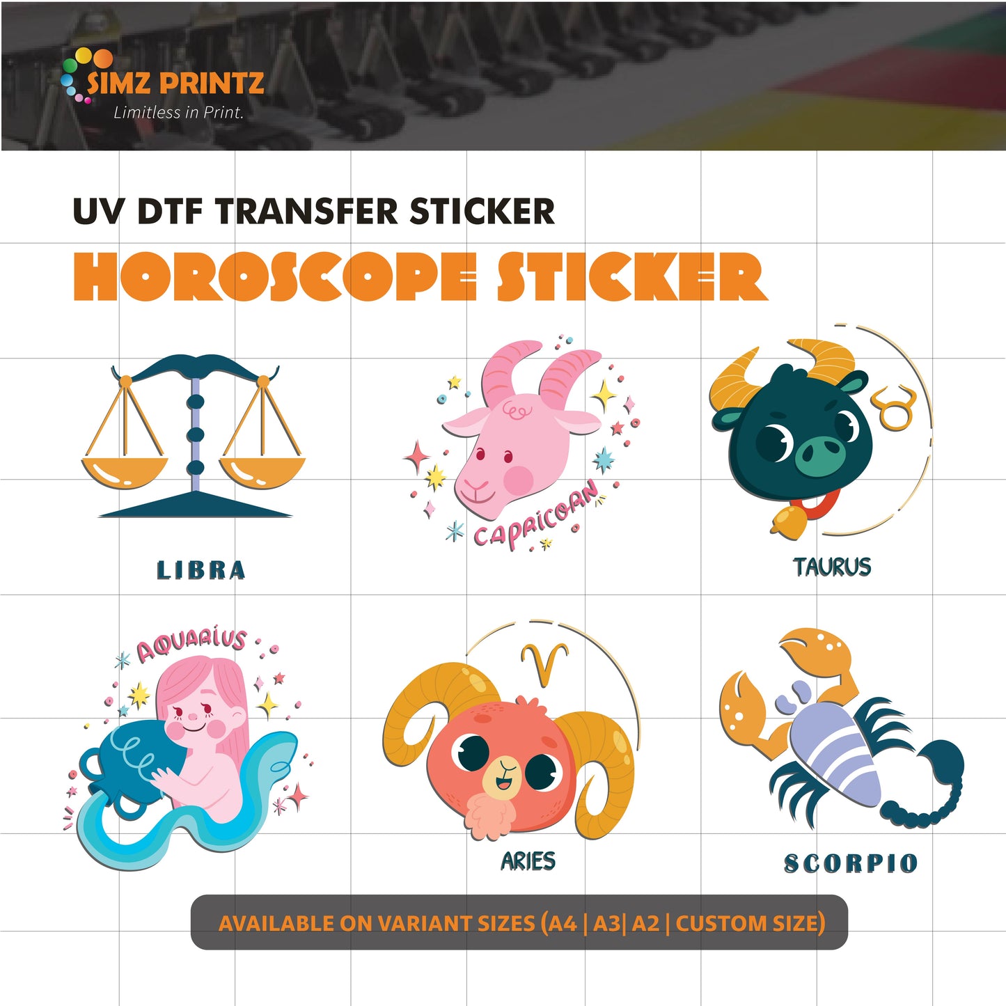 UV Prints (Horoscope theme)