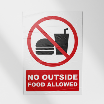 No Outside Food Allowed