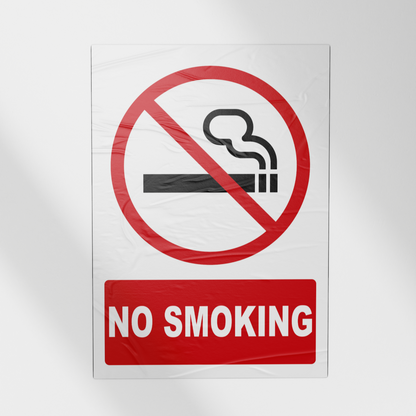 No Smoking Sign Sticker
